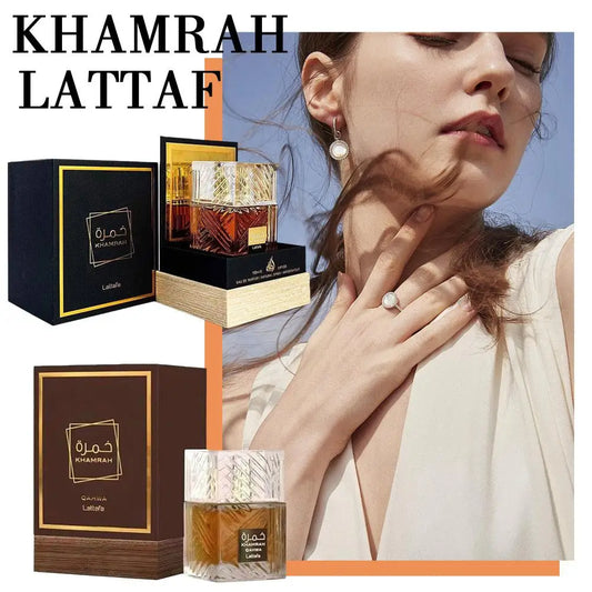 100ml Original Khamrah Qahwa 3.4 Oz Eau De Toilette For Men And Women Perfume Middle East Arab Dubai Perfume