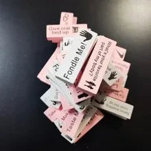 48PCS Block Tower Game Couple Activities Date Night Ideas Valentine Tumbling Tower Stacking Blocks Game for Couples Night Party