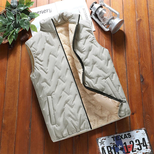 Male Vest Cotton Padded Sleeveless Coat Sports Leisure Style Young Men Vest For Streetwear Fashion And Lightweight Comfort