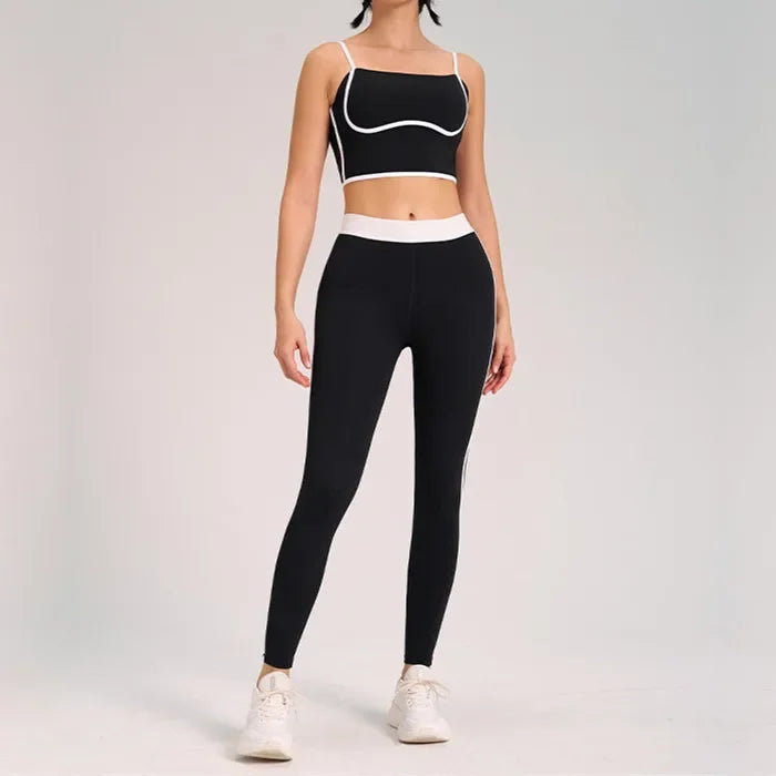 1/2PCS Women Tracksuit Yoga Set Gym Set Bra Sports Anti Shorts Skirt Workout Sportswear Running Gym Wear Athletic Suits