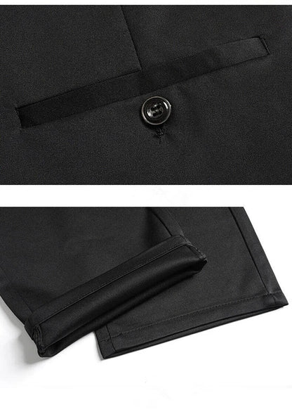 10 color casual pants, men's business casual suit pants, loose straight summer thin stretch suit pants