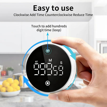 1000 Minute Kitchen Timer, Magnetic Rotating Mechanical Timer Countdown, Cooking Study Office Exercise Time Management Tool