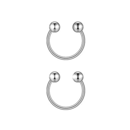 1/2/41 Pieces Body Piercing Tool Kit 316L Stainless Steel Piercing Needles Nose Ring Hoop Jewelry for Ear Lip Belly Navel Tongue