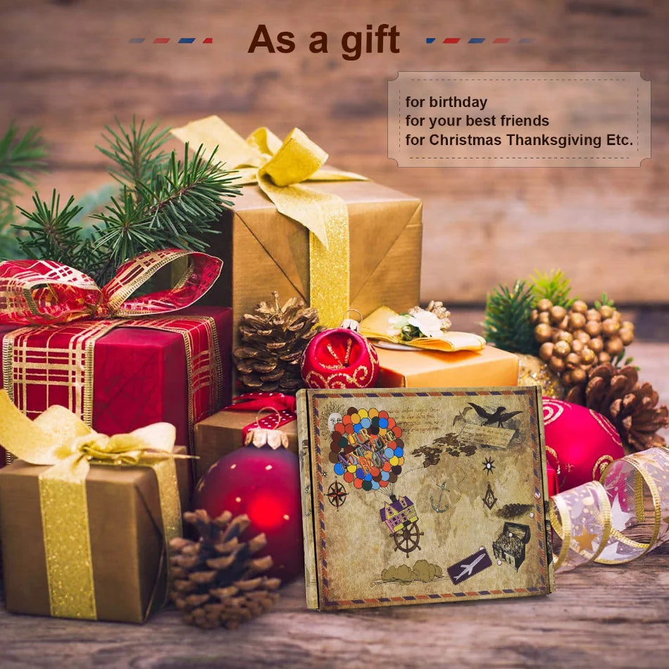 146 Page DIY Handmade Photo Album Scrapbook Our Adventure Book Retro Kraft Album Anniversary Wedding Memory Mother's Day Gift