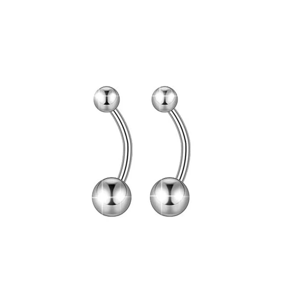 1/2/41 Pieces Body Piercing Tool Kit 316L Stainless Steel Piercing Needles Nose Ring Hoop Jewelry for Ear Lip Belly Navel Tongue