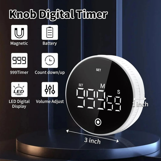 1000 Minute Kitchen Timer, Magnetic Rotating Mechanical Timer Countdown, Cooking Study Office Exercise Time Management Tool