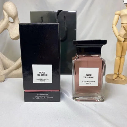 100ml Brand Perfume Men Women High Quality Unisex Long-lasting Eau De Cologne Parfum Spray Women Classic Rose Series Parfume