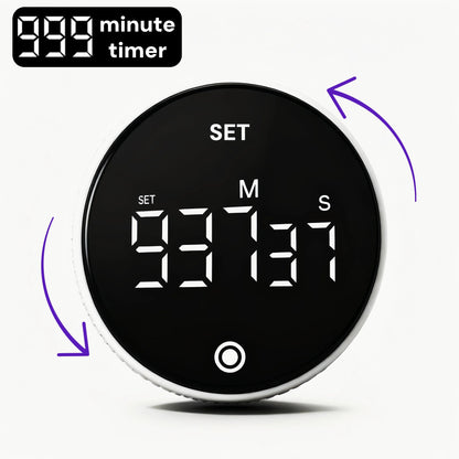 1000 Minute Kitchen Timer, Magnetic Rotating Mechanical Timer Countdown, Cooking Study Office Exercise Time Management Tool