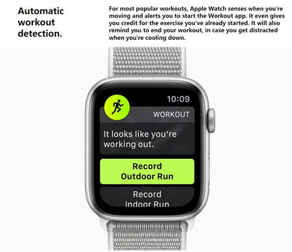 100% Original Apple Watch Series 4 Smartwatch 40MM/44MM GPS Aluminum with Sport Band