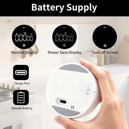 1000 Minute Kitchen Timer, Magnetic Rotating Mechanical Timer Countdown, Cooking Study Office Exercise Time Management Tool