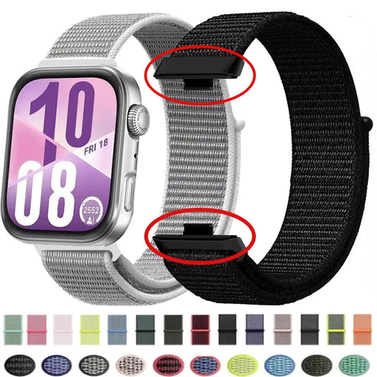 Nylon Strap For Huawei Watch Fit 4 3 Woven Sports Smartwatch Wristband Correa Huawei Watch Fit 4/4 Pro Strap Bracelet Watchband