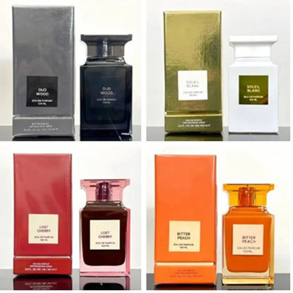 100ml Brand Perfume Men Women High Quality Unisex Long-lasting Eau De Cologne Parfum Spray Women Classic Rose Series Parfume